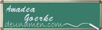 Amadea Goerke Visitenkarte